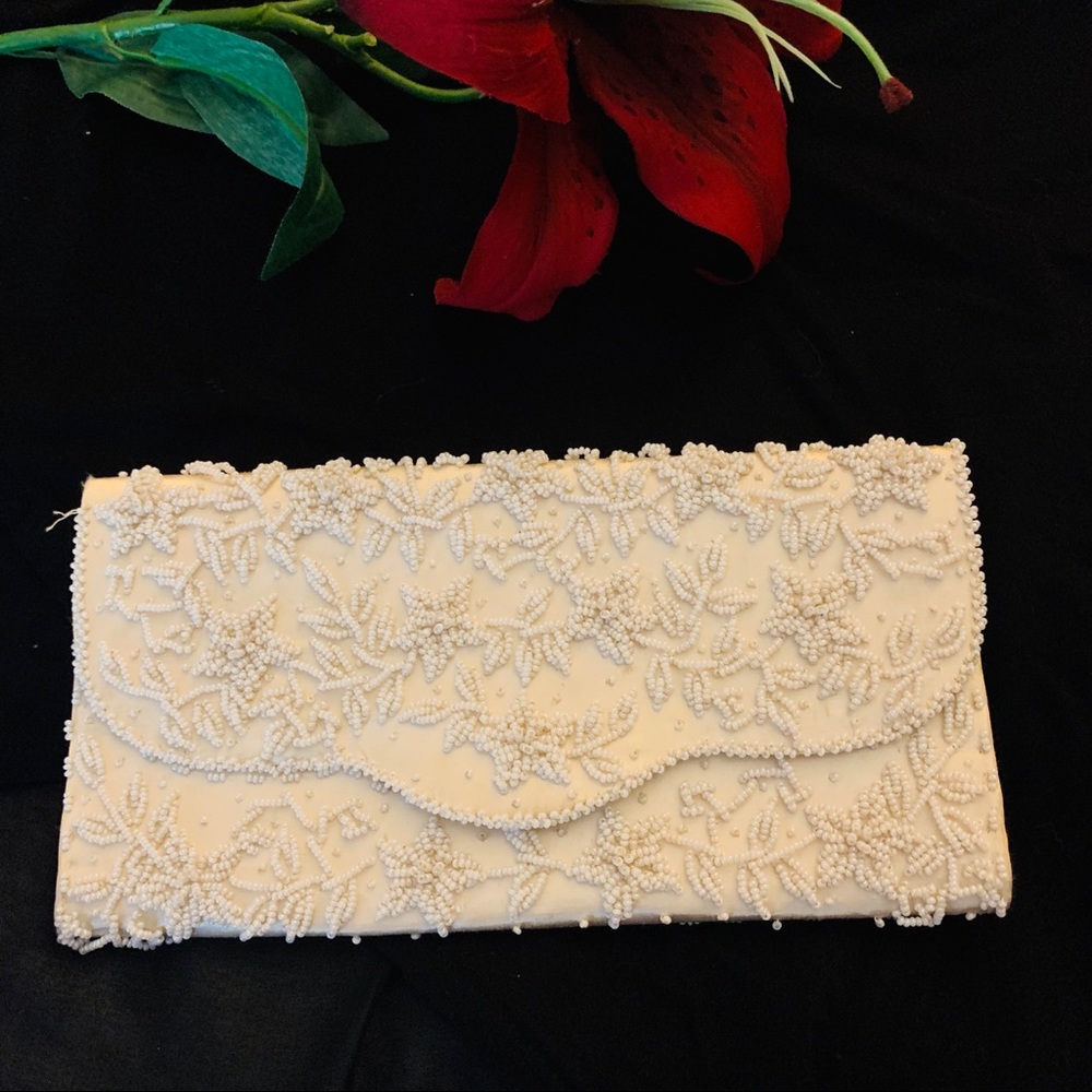 Maison Blanche Vintage hand beaded bag